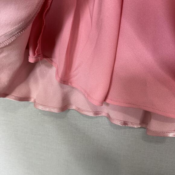 Bardot Dress Womens 8 Blush Pink Rome Diamonte Slip Cutout Maxi Gown Prom Formal - Picture 4 of 16